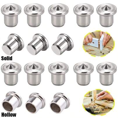 4pcs Dowel Pins Center Woodworking Alignment Tool Points Marker Drill Center, 6/8/10/12 Mm Dowel Drill Center Points Pin