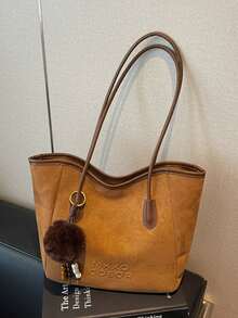 1 pezzo Borsa a tracolla retrò chic alla moda per donna, adatta per feste, banchetti, pendolarismo quotidiano, può contenere telefono, specchio, chiavi, rossetto, portafoglio, ideale come regalo di Natale, regalo per la festa della mamma, regalo di compleanno, sorpresa di compleanno - Multicolore - Visualizzare 7