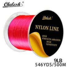 Chelesh 500米/546码高品质单丝尼龙钓鱼线，适用于海钓、淡水钓鱼（台湾地区），多种强度可选，经久耐用，结实可靠，可作为钓鱼礼品、圣诞装饰线或珠宝DIY串珠线。 - 彩色 - 查看 28