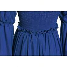 Medieval Renaissance Costume Dress Regency Dresses Women Victorian - XX-large / XXX-large + Royal Blue - View 5