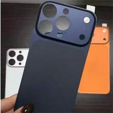 Compatible With IPhone 13/14/15/16 Pro/ProMax Film. Designed With A Special Backing Film For Instant Conversion To 17 Pro And 17 ProMax Models, Providing Instant Conversion, Strong Protection, Easy Adhesion, Non-Full Coverage, Lightweight Texture, Scratch-Resistant And Wear-Resistant. - Orange - View 5