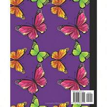 Composition Notebook: butterfly Composition Notebook White Paper Blank Lined College Ruled Perfect Gift for Students Boys and Girls - como en la foto - Ver 2