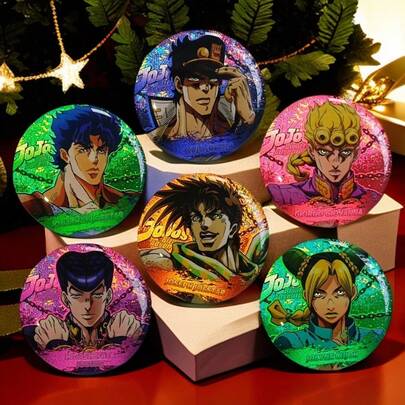 畅销反光徽章：动漫胸针 | 痛包配饰、收藏品及粉丝礼物 - 收藏家、生日、复活节、新年、节日礼物、爱好爱好者、礼品