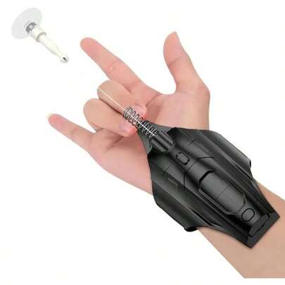 1个 - 电动蜘蛛网发射器 - - 非凡 - 神奇 - 电动蜘蛛网发射器 - 彼得·帕克 - 全新电动蜘蛛网发射器，可充电自动收回，3米超长射程，自动收回功能，遥控抓取物体，儿童互动玩具，生日/复活节/节日完美礼物