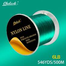 Chelesh 500米/546码高品质单丝尼龙钓鱼线，适用于海钓、淡水钓鱼（台湾地区），多种强度可选，经久耐用，结实可靠，可作为钓鱼礼品、圣诞装饰线或珠宝DIY串珠线。 - 彩色 - 查看 51