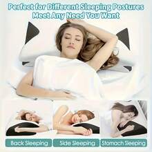 Butterfly Memory Foam Pillow, Ergonomic Neck Support & Relaxation, Suitable For Back/Side Sleepers, Christmas Gift, 4-Season Use - Multicolor - View 4