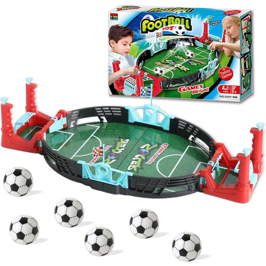 Futbolín Mini para Niños - Juego de Mesa de Fútbol Interactivo (3-12 Años) - Ideal para Regalos, Fiestas y Familia - 1 - Ver 1