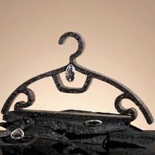 Fragrance Hanger: Seamless Home Use + Luxury Thickened + Wavy Design, Hanging Clothes And Fragrance Protection In One. Top Notes: Lemon, Grapefruit, Pepper; Middle Notes: Leather, Lavender, Licorice, Nutmeg; Base Notes: Oud, Ambergris, Patchouli, Labdanum - Dark Grey - View 5