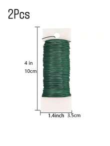 1 件花艺线 38 码桨形线 #22 线适用于花环、插花、情人节、礼物生日毕业