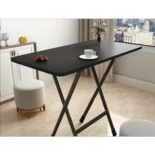 Folding Laptop Desk PC Home Office Dinner  University Wood Study Student Table - Multicolor - View 4