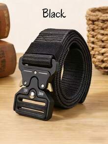 Tactical Nylon Waistband, Adjustable Metal Buckle, Cobra Buckle, Zinc Alloy Buckle, Safety Buckle