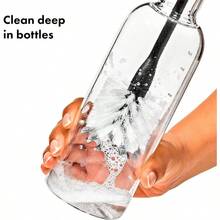 OXO - Cepillo para Polvo para Botella de Acero con Cabeza reemplazable - acero inoxidable - Ver 3