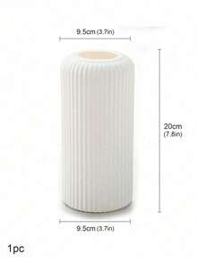 This Vase Is Made Of Plastic Composite Material, With A Ceramic-Like Appearance That Is Not Easily Broken. It Stands 7.8 Inches (About 20 Cm) Tall, A Simple Desktop Vase Suitable For Holding Dried Flowers, Reeds Or Artificial Flowers, Making It An Ideal Choice For Home Decor. It Also Has A Bohemian Style, Suitable For Weddings, Banquet Tables And Other Occasions. - Multicolor - View 7