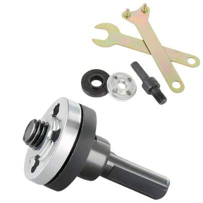 Electric Drill Conversion Head Pressure Plate, Electric Drill Accessories, Hand Electric Drill Angle Grinder Connecting Rod, Electric Drill Conversion Head Converter Cutting Angle Grinder Accessory Set