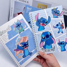 8 PCS Random  Cartoon Stitch Coil Notebook Cute Stitch Notebook Suitable For Party Notebooks, Office Notebooks, Notebook Materials, Back To School Season, Birthday Gifts - Multicolor - View 2