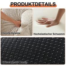 Living Room Chairs - Khaki + Chenille + 2 Seat - View 5