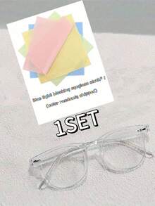 6PCS/2PCS - Anti Blue Light Glasses, Male And Female Computer Reading/Gaming/TV/Mobile Phone Glasses, Anti Eye Fatigue And UV Protection, Sports Glasses