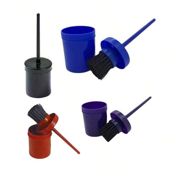 1 pieza Cepillo de limpieza de cascos de caballo con cubo, herramienta de cuidado ecuestre portátil, estructura resistente, material duradero, adecuado para el cuidado y la limpieza de los cascos de los caballos, un regalo esencial para los propietarios de caballos