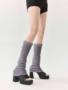 1双加厚保暖舒适腿套，玫瑰翻边小腿复古腿套，时尚百搭，可搭配鞋子，适合日常、派对、演出等场合，亦可作为礼物，秋冬季佳品。 - 彩色 - 查看 14