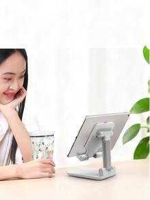 Versatile Adjustable Phone/Tablet Stand, Desk Mount Slouchy Bracket For Live Streaming, Foldable Multi-Function Universal Holder - Multicolor - View 9