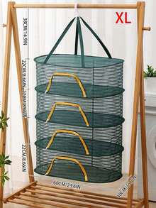 1个晾晒网,可用于晾晒鱼干、辣椒、萝卜、红薯、面条和其他干货。这款防蝇网可折叠,适用于阳台晾晒物品。它是一款家用晾晒网,可用于晾晒鱼干和蔬菜干。 - 彩色 - 查看 18