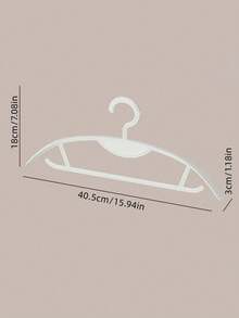 20 pièces de cintres courts gris aléatoires antidérapants, accessoire ménager essentiel