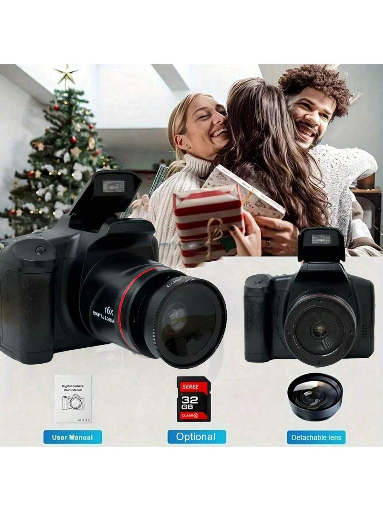 كاميرا رقمية بدقة 1080 بكسل، بكاميرا 2 ميجابكسل، ت...