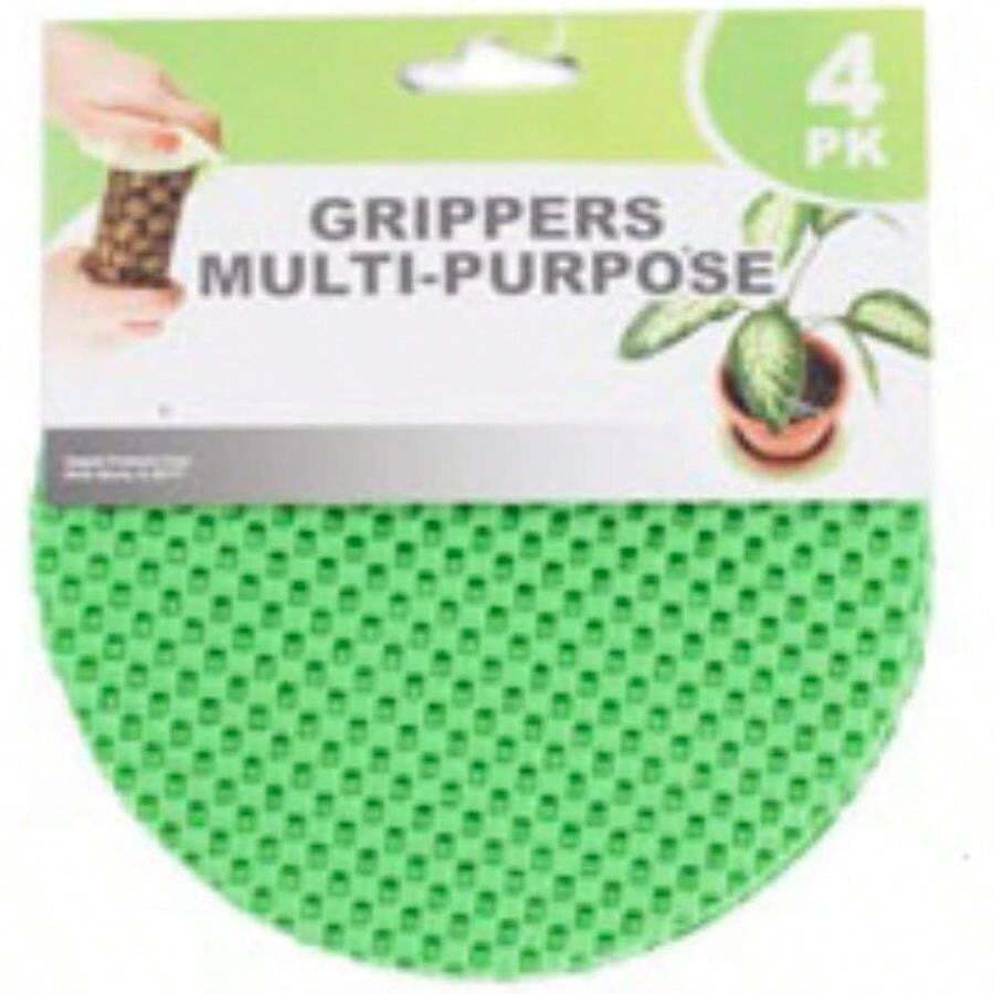 Regent Round Multi-Purpose Jar Gripper Pad Bottle Lid Opener, 4 Piece Set, Colors May Vary - trắng - Xem 1