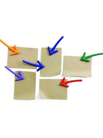 箭头冰箱贴纸，DIY文具贴纸，卡通风格可爱创意，趣味十足，防水，糖果贴纸，手机贴纸，可用于日记装饰、拼贴材料、剪贴簿、子弹笔记、笔记本、手工艺品、水瓶、吉他、滑板、自行车、摩托车、头盔、行李箱、手机和电脑。