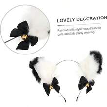 FOMIYES Diadema Con Orejas De Gato Diadema De Gato Esponjoso Cosplay a Del Favor De Partido De Cosplay as Con Orejas De Tela Perder - 3x2 piezas - Ver 10