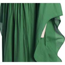Vestido de disfraz medieval y renacentista, vestidos de época victoriana y regencia para mujeres - Pequeño-Mediano + Verde - Ver 6