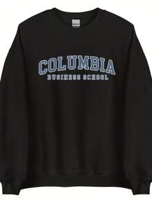 Unrsity School Of Business Vintage Design Logo Crewneck Sweatshirt,Autumn/Winter Hoodie Autumn Set - Style 8 - View 1