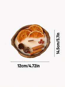 2支/1支新款椰子碗香氛蜡烛，创意造型蜡烛，石膏干花香氛蜡烛，家居卧室氛围营造，派对蜡烛装饰，家居蜡烛，DIY蜡烛，圣诞礼物，婚礼装饰，情人节礼物，装饰蜡烛，闺蜜礼物，女士礼物，家居装饰蜡烛，冬季礼物，香薰蜡烛，蜡烛（2支装橙香肉桂味），橙香茴香，柠檬新品，橙香桂花香