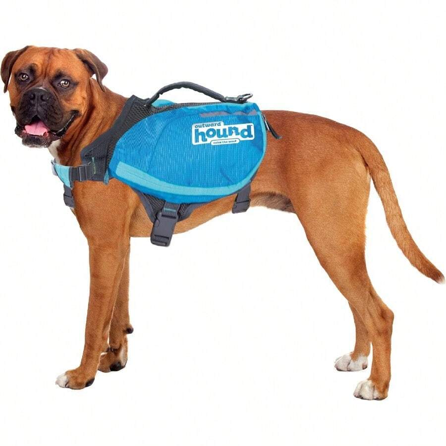Outward Hound Daypak Dog Backpacks Blue L Pack Of 1 US - LPackof1 - View 1