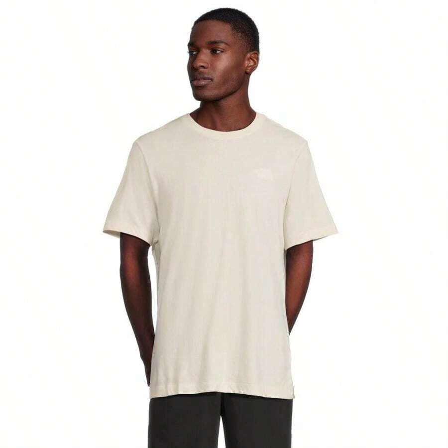 The North Face Evolution Simple Dome Regular Short Sleeve Tee | | Men Sports Tees & Tanks - White Dune - View 1