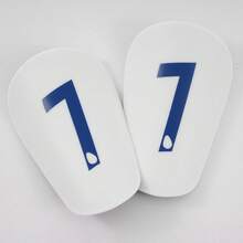 1 Pair Mini Master #7 Football Shin Guards, Thick & Durable Mini Football Shin Pads, Suitable For All Seasons