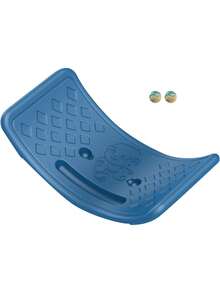 Tablero de Balancín de Equilibrio,Tabla Equilibrio Niños,Tablero de Entrenamiento de Equilibrio con Bola Elástica (BLUE),26995388 - Azul Marino - Ver 1