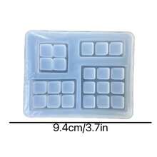 Chocolate Plaid Resin Casting Mold, Silicone Mold Accessories, Resin Liquid Mold, Resin Keychain Silicone Mold, Resin Mold - Silicone - View 7