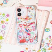 3D卡通贴纸，学生奖励，节日礼物，柔软可爱DIY手机壳，笔记本日记贴纸，3D浮雕可爱粒子贴纸 - 彩色 - 查看 5