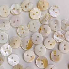 100 Natural Freshwater Pearl Shell Buttons, 2 Holes, Various Colors, With Oil Flower Patterns, Multiple Diameters - Perfect For DIY Jewelry, Necklaces, Bracelets, And Crafts