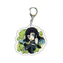 Hot Selling Christmas Acrylic Keychain: Double-Sided Design | Anime Pendant, In Stock, Perfect Holiday Gift - Multicolor - View 5