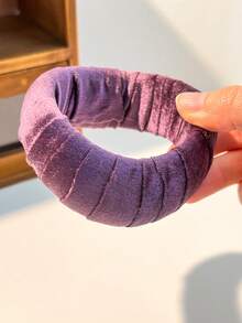 سوار مخملي لفصل الخريف/الشتاء، مصنوع من مواد قماشية ومطاطية، متعدد الأنماط والألوان، مناسب للنساء للارتداء اليومي والتنسيق، هدية رائعة