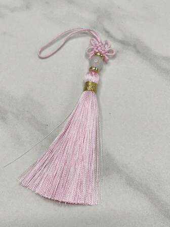 6个古典风格流苏吊坠，中国结流苏，可用于DIY窗帘、包包和其他手工艺品