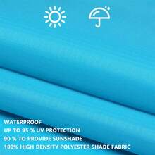 10x10ft Outdoor Camping Rain Fly Tarp Canopy Waterproof Hiking Sun Shade Shelter - 預設 - 查看 6
