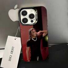 Funda para DD O-Osama Rapper compatible con 17,16,15,14,13,12,11,Pro,Max,Plus, cubierta negra mate a prueba de golpes - Z3 - Ver 6