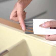 1-Pack Multi-Purpose Cleaning Brushes Set, Mini Durable Nylon Crevice Cleaning Brushes For Cup Lids Reusable Straws Bottles Keyboards Car Vents Jewelry Small Gaps, Portable Household Cleaning Tools Kit For Home Kitchen Car Office Use.Kitchen Essential,Kitchen Accesssories.Easter Gifts - 白色 - 查看 2