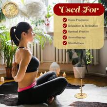 Premium Palo Santo Holy Wood 3 - 4 Inches Size Hand Rolled Incense Sticks From Peru. Great Meditation, Smudging Insenses, Spiritual Cleansing Inscent 10 Sticks Pack - 3-4英寸 - 帕洛桑托 - 查看 5