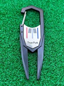 Golf Divot Repair Tool, Zinc Alloy Pitch Fork Repair Tool With Magnetic Ball Marker - Suitable For Male/Female Golfers