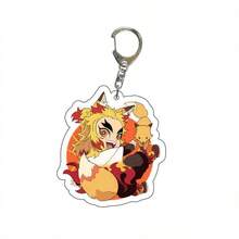 Hot Selling Christmas Acrylic Keychain: Double-Sided Design | Anime Pendant, In Stock, Perfect Holiday Gift - Multicolor - View 6