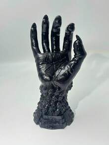 Kreativitäts-Dämons göttliche Hand Statue - Gotische Halloween Dekoration, Anime Horror Sammlerstück Resinkunst mit Knochendetails Handarbeit